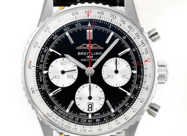 Breitling Navitimer B01 43mm SS BLS Factory 1:1 Best Edition Black Dial - Best Replica Watches Store For Sale!