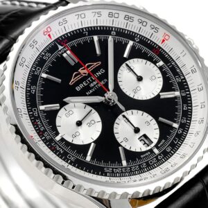 Breitling Navitimer B01 43mm SS BLS Factory 1:1 Best Edition Black Dial - Best Replica Watches Store For Sale!
