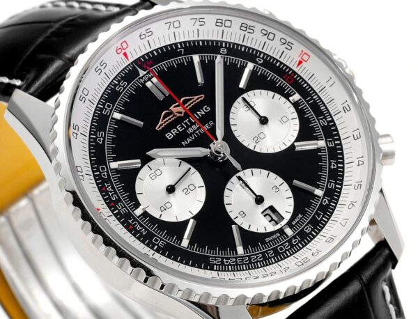 Breitling Navitimer B01 43mm SS BLS Factory 1:1 Best Edition Black Dial - Best Replica Watches Store For Sale!