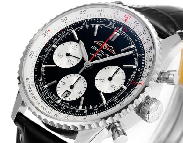 Breitling Navitimer B01 43mm SS BLS Factory 1:1 Best Edition Black Dial - Best Replica Watches Store For Sale!