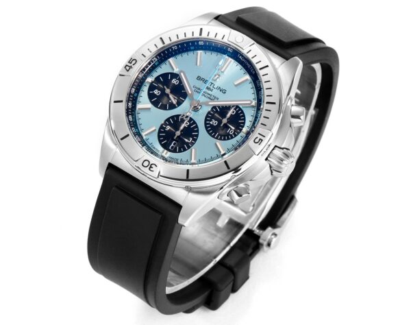 Breitling Chronomat B01 PB0134101C1S1 42mm SS BLS Factory 1:1 Best Edition Ice Blue Dial - Best Replica Watches Store For Sale!
