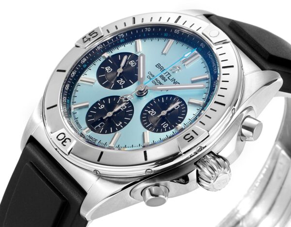 Breitling Chronomat B01 PB0134101C1S1 42mm SS BLS Factory 1:1 Best Edition Ice Blue Dial - Best Replica Watches Store For Sale!