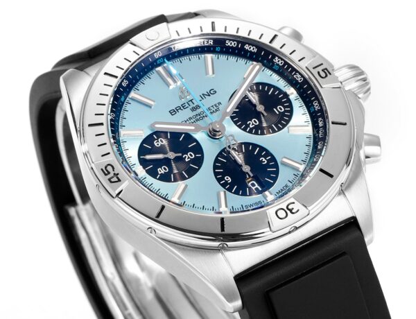Breitling Chronomat B01 PB0134101C1S1 42mm SS BLS Factory 1:1 Best Edition Ice Blue Dial - Best Replica Watches Store For Sale!