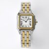 Cartier Panthère 27mm W2PN0007 BV Factory 1:1 Best Edition SS/YG White Dial on SS/YG Bracelet Ronda Quartz - Best Replica Watches Store For Sale!