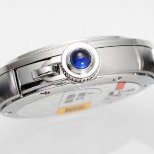 Cartier Pasha 30mm SS AF Factory 1:1 Best Edition Blue Leather Strap - Best Replica Watches Store For Sale!