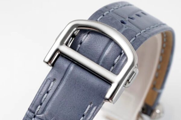 Cartier Pasha 30mm SS AF Factory 1:1 Best Edition Blue Leather Strap - Best Replica Watches Store For Sale!