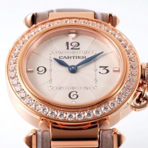 Cartier Pasha 30mm RG AF Factory 1:1 Best Edition Diamonds Bezel - Best Replica Watches Store For Sale!