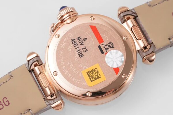 Cartier Pasha 30mm RG AF Factory 1:1 Best Edition Diamonds Bezel - Best Replica Watches Store For Sale!