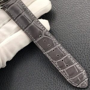 OMEGA De Ville Prestige Real PR ZF Factory 1:1 Best Edition  Gray Leather Strap - Best Replica Watches Store For Sale!