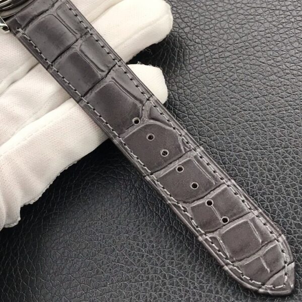 OMEGA De Ville Prestige Real PR ZF Factory 1:1 Best Edition  Gray Leather Strap - Best Replica Watches Store For Sale!