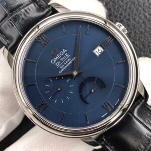 OMEGA De Ville Prestige Real PR SS  ZF Factory 1:1 Best Edition Blue Dial - Best Replica Watches Store For Sale!