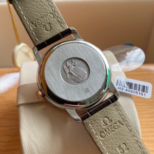 OMEGA De Ville Prestige 39.5mm RG/SS A+ Factory 1:1 Best Edition Brown Dial RG Markers - Best Replica Watches Store For Sale!