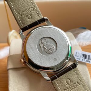 OMEGA De Ville Prestige 39.5mm RG/SS A+ Factory 1:1 Best Edition Brown Dial RG Markers - Best Replica Watches Store For Sale!
