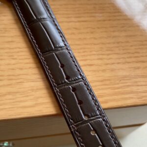 OMEGA De Ville Prestige 39.5mm YG/SS A+ Factory 1:1 Best Edition White Dial YG Markers on Brown Leather Strap A2500 - Best Replica Watches Store For Sale!