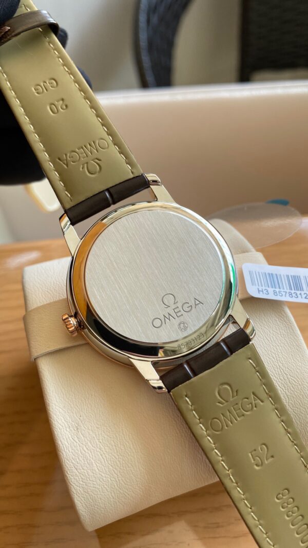 OMEGA De Ville Prestige 39.5mm RG/SS A+ Factory 1:1 Best Edition Wite Dial RG Markers - Best Replica Watches Store For Sale!