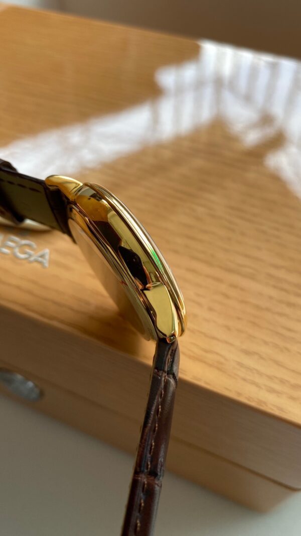 OMEGA De Ville Prestige 39.5mm YG/SS A+ Factory 1:1 Best Edition Blue Dial YG Markers - Best Replica Watches Store For Sale!