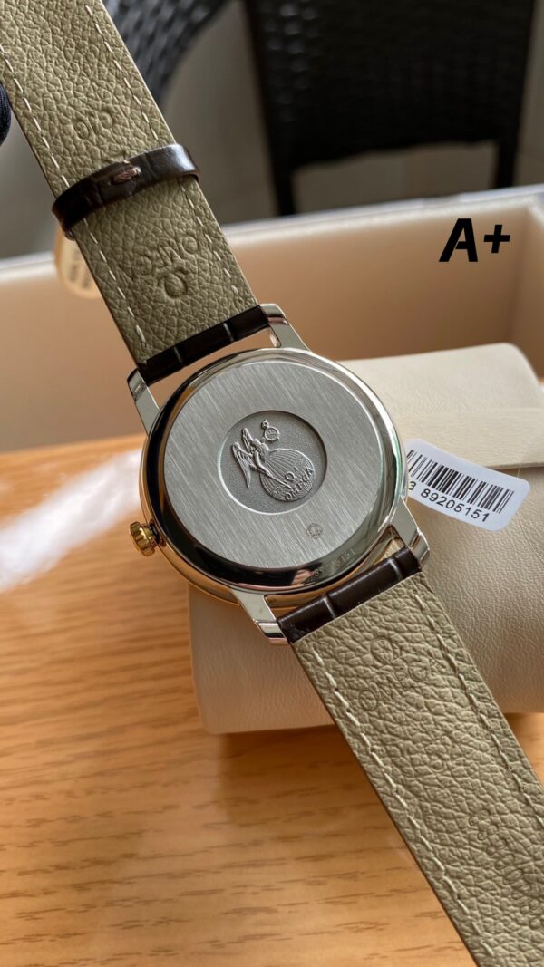 OMEGA De Ville Prestige A+ Factory 1:1 Best Edition White Diamond-shaped Dial YG Markers - Best Replica Watches Store For Sale!