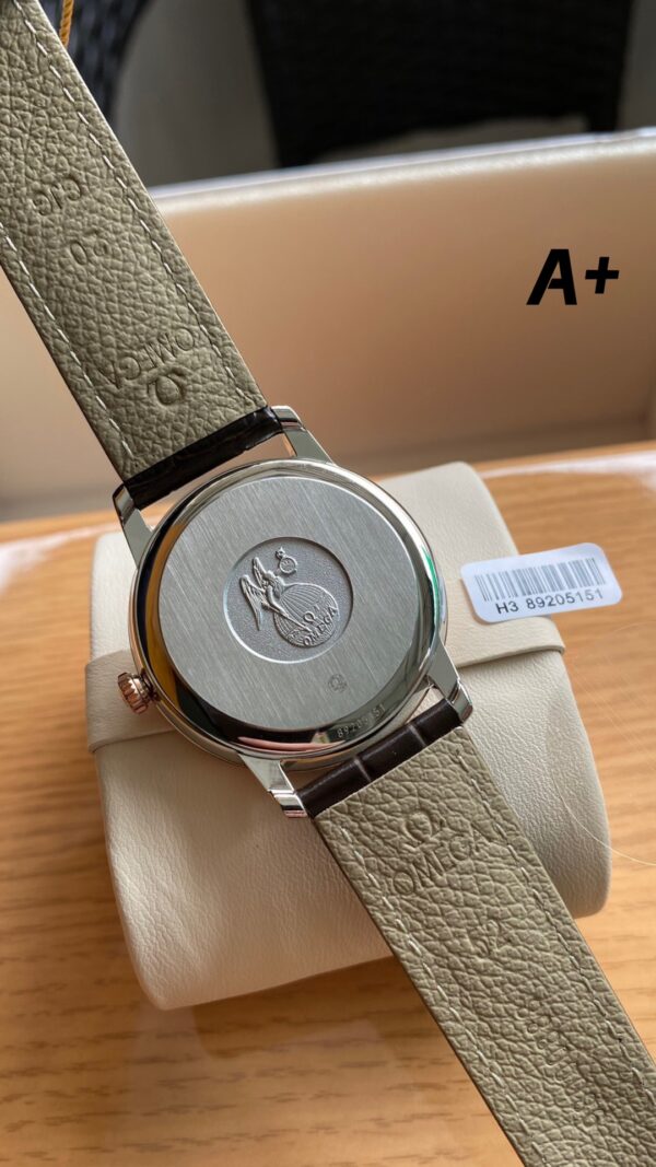 OMEGA De Ville Prestige RG/SS A+ Factory 1:1 Best Edition White Granular Dial RG Markers - Best Replica Watches Store For Sale!