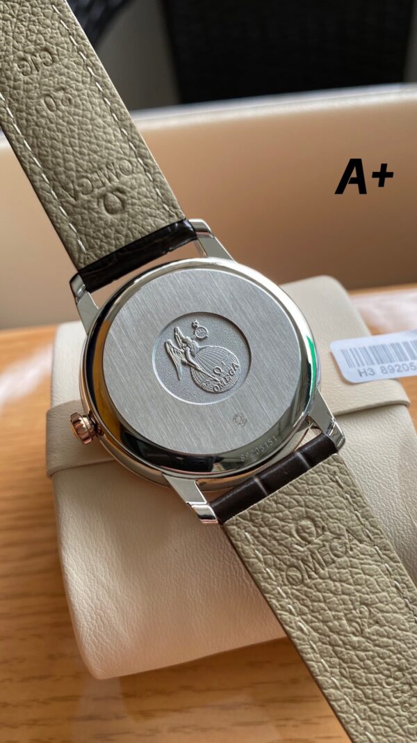 OMEGA De Ville Prestige RG/SS A+ Factory 1:1 Best Edition White Granular Dial RG Markers - Best Replica Watches Store For Sale!