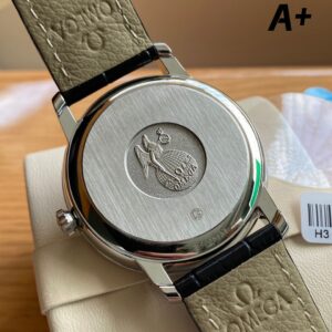 OMEGA De Ville Prestige A+ Factory 1:1 Best Edition White Granular Dial Silver Markers - Best Replica Watches Store For Sale!