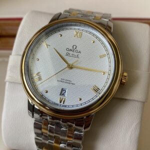 OMEGA De Ville Prestige 39.5mm YG/SS A+ Factory 1:1 Best Edition YG Markers Dial - Best Replica Watches Store For Sale!