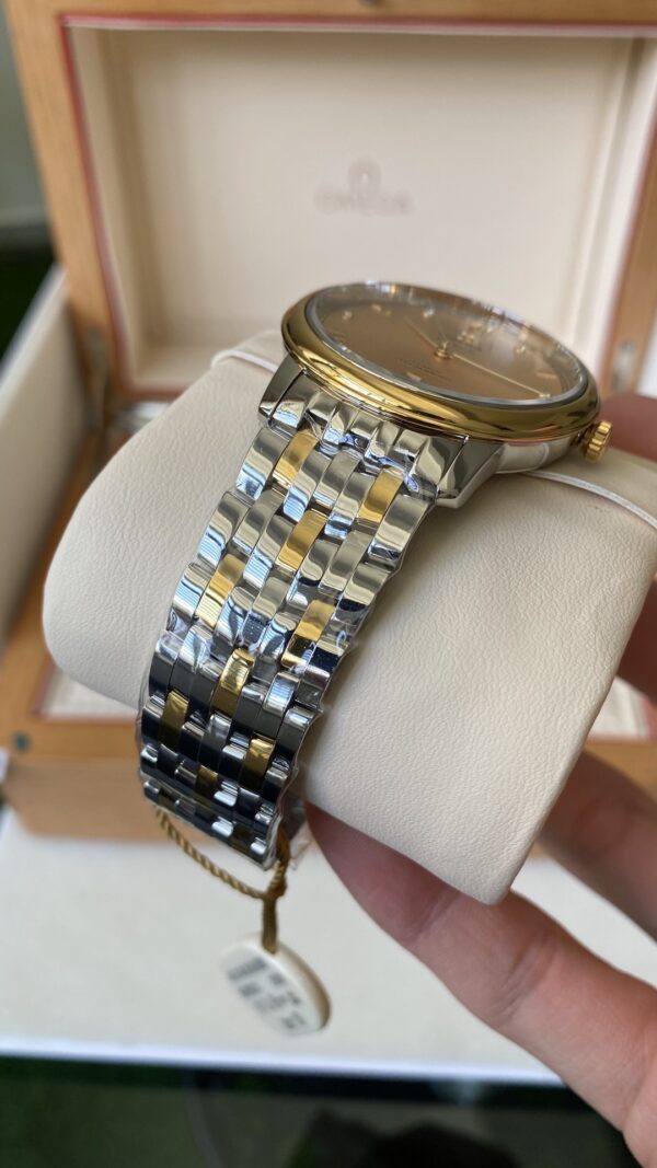 OMEGA De Ville Prestige 39.5mm YG/SS A+ Factory 1:1 Best Edition YG Markers Dial - Best Replica Watches Store For Sale!