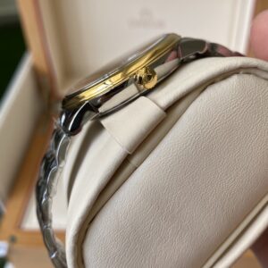 OMEGA De Ville Prestige 39.5mm YG/SS A+ Factory 1:1 Best Edition YG Markers Dial - Best Replica Watches Store For Sale!