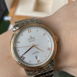 OMEGA De Ville Prestige 39.5mm RG/SS A+ Factory 1:1 Best Edition  RG Markers - Best Replica Watches Store For Sale!