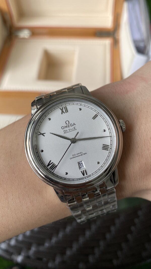 OMEGA De Ville Prestige 39.5mm SS A+ Factory 1:1 Best Edition Diamond-shaped Dial - Best Replica Watches Store For Sale!