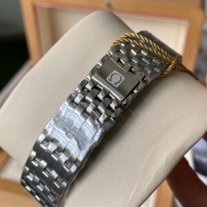 OMEGA De Ville Prestige 39.5mm SS A+ Factory 1:1 Best Edition Black Granular Dial Silver Markers on Stainless Steel Strap A2500 - Best Replica Watches Store For Sale!