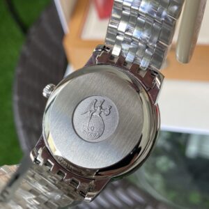 OMEGA De Ville Prestige 39.5mm SS A+ Factory 1:1 Best Edition Black Granular Dial Silver Markers on Stainless Steel Strap A2500 - Best Replica Watches Store For Sale!