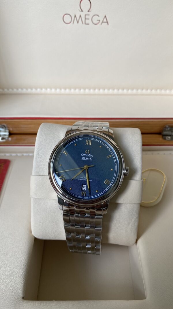 OMEGA De Ville Prestige 39.5mm SS A+ Factory 1:1 Best Edition YG Markers - Best Replica Watches Store For Sale!