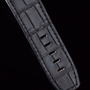 AP Royal Oak Offshore 44mm SS APF Factory 1:1 Best Edition Black Checkered Dial Ceramic Bezel on Black Leather Strap A3126 - Best Replica Watches Store For Sale!