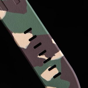 AP Royal Oak Offshore 44mm SS Green Ceramic Bezel APF Factory 1:1 Best Edition Green/Silver Dial on Camo Rubber Strap A7750 - Best Replica Watches Store For Sale!