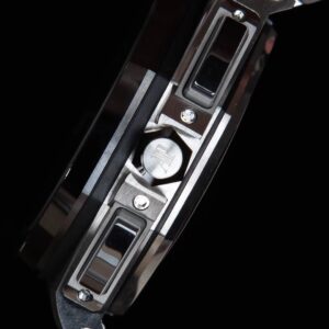 AP Royal Oak Offshore 44mm SS Black Ceramic Bezel APF Factory 1:1 Best Edition Gray/Blue Dial on Gray Rubber Strap A3126 - Best Replica Watches Store For Sale!