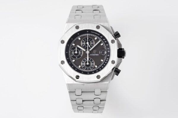 AP Royal Oak Offshore 42mm Blue/White Dial APF Factory 1:1 Best Edition on SS Bracelet A3126 - Best Replica Watches Store For Sale!