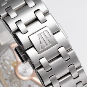 AP Royal Oak Offshore 42mm Blue/White Dial APF Factory 1:1 Best Edition on SS Bracelet A3126 - Best Replica Watches Store For Sale!