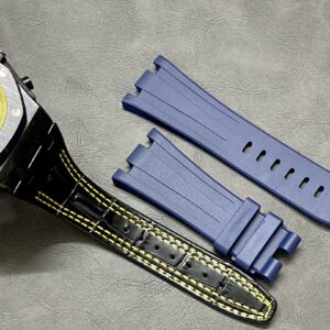 AP Royal Oak Offshore 'Bumble Bee' APF Factory Best Edition on Black Rubber Strap A3126 - Best Replica Watches Store For Sale!