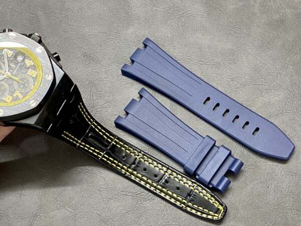 AP Royal Oak Offshore 'Bumble Bee' APF Factory Best Edition on Black Rubber Strap A3126 - Best Replica Watches Store For Sale!