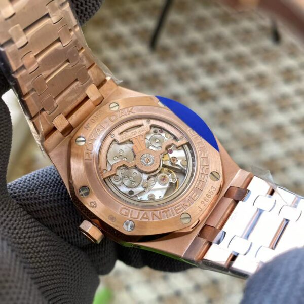 AP Royal Oak 41mm Complicated 26574 RG APS Factory 1:1 Best Edition Blue Dial - Best Replica Watches Store For Sale!