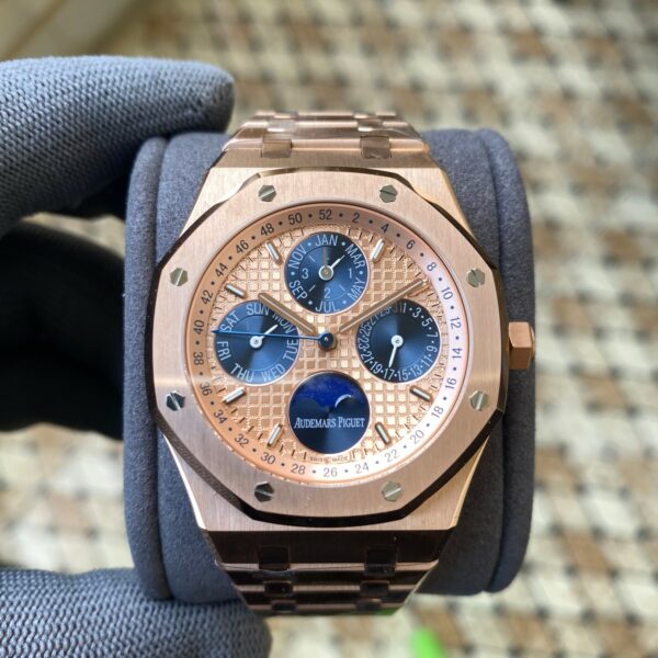 AP Royal Oak 41mm Complicated 26609TI RG APSF1:1 Best Edition RG Dial on RG Bracelet A5134 (CHS) - Best Replica Watches Store For Sale!