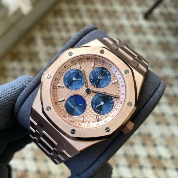 AP Royal Oak 41mm Complicated 26609TI RG APSF1:1 Best Edition RG Dial on RG Bracelet A5134 (CHS) - Best Replica Watches Store For Sale!