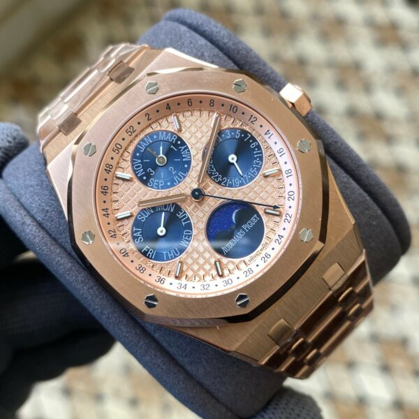 AP Royal Oak 41mm Complicated 26609TI RG APSF1:1 Best Edition RG Dial on RG Bracelet A5134 (CHS) - Best Replica Watches Store For Sale!