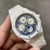 AP AP Royal Oak Perpetual Calendar 26579CE White Ceramic APS Factory Best Edition on White Ceramic Bracelet A5134 (CHS) V3 - Best Replica Watches Store For Sale!