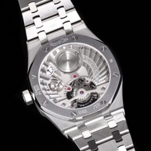 AP AP Royal Oak 2018 SIHH SS Tourbillon R8 Factory Tiffany Sunburst Tapisserie Dial on SS Bracelet V3 - Best Replica Watches Store For Sale!