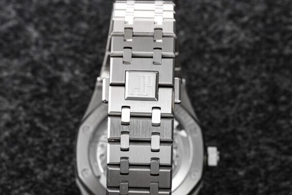 AP Royal Oak 2018 SIHH SS Tourbillon R8 Factory Diamond Bezel Green Sunburst Tapisserie Dial on SS Bracelet V3 - Best Replica Watches Store For Sale!