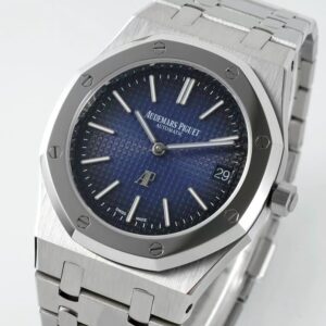 AP Royal Oak 39mm 15202 SS IPF Factory 1:1 Best Edition Blue/Black Textured Dial - Best Replica Watches Store For Sale!