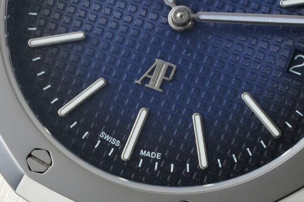 AP Royal Oak 39mm 15202 SS IPF Factory 1:1 Best Edition Blue/Black Textured Dial - Best Replica Watches Store For Sale!
