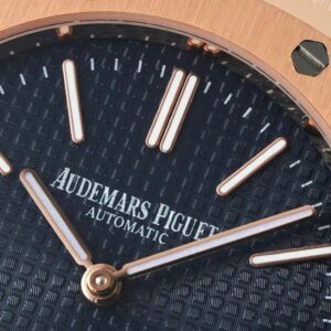 AP Royal Oak 39mm 15202 RG IPF Factory 1:1 Best Edition Blue Textured Dial - Best Replica Watches Store For Sale!
