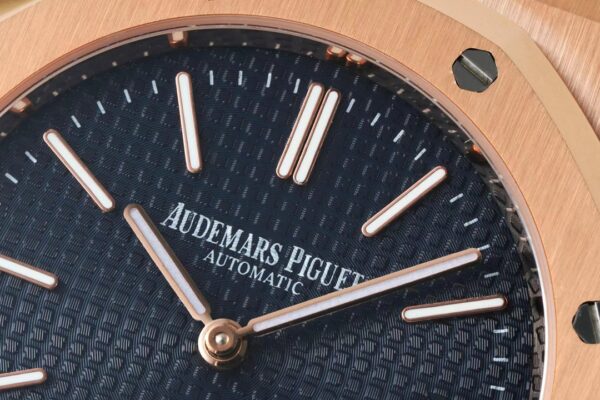 AP Royal Oak 39mm 15202 RG IPF Factory 1:1 Best Edition Blue Textured Dial - Best Replica Watches Store For Sale!